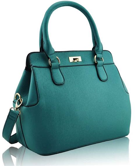 Teal Color Handbags .